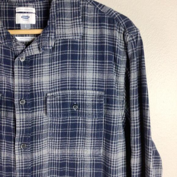 Reworked NOTORIOUS BIG King Of Brooklyn Flannel Blue Large - Picture 5 of 5